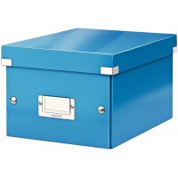 Leitz Wow Click & Store 60430036 Petite Boite de Rangement A5 Bleu
