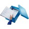 Leitz Wow Click & Store 60440036 Boite de Rangement A4 Taille Moyenne Bleu