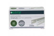 Leitz Agrafes E2 pour Agrafeuse electrique, Galvanise, Boite de 2500 Agrafes, 55690000