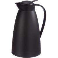  0825.020.100 Bouteille Isotherme"Eco" 1.0L en Noir, Plastique, 1 l