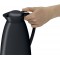  0825.020.100 Bouteille Isotherme"Eco" 1.0L en Noir, Plastique, 1 l