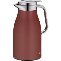 1321300100 Thermos, Acier Inoxydable, Rouge mediterraneen, 1 Liter
