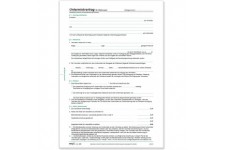RNK 520/10 Lot de 10 contrats d'achat et contrats de contrat de sous-miette A4