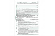 RNK 525/10 Lot de 10 contrats de refoulement universels pour appartements, format A4, 1 kg