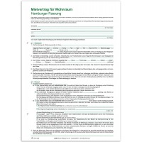 RNK - Verlag 526 - Traite de location pour logement Hambourg, 12 pages, format DIN A4, 1 piece