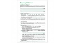 RNK - Verlag 526 - Traite de location pour logement Hambourg, 12 pages, format DIN A4, 1 piece