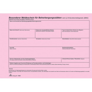 RNK 1649 Chambre livres, livres Message d'Invites de et des comptes du tourisme melde Bloc A5