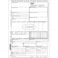 R - 2100 CMR Cargo Lettre au International Road Guterverkehr SD de 4 pieces, DIN A4