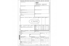 R - 2100 CMR Cargo Lettre au International Road Guterverkehr SD de 4 pieces, DIN A4
