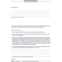 Lot de 10 : RNK 2895 Patient's Will Documents C5 avec Registration Form pour Germany's Central Register de Lasting Powers de Att