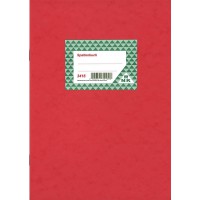RNK 3416 Colonne livre Ligne avec 16 colonnes, 60 pages, format A4, rouge/gris