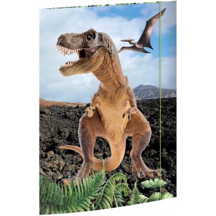 RNK 45356 Classeur, au motif de dessin « T-REX », 310 x 440 mm, format A3, 1 piece