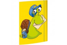 RNK 46330 Porte-lettres « Escargots », dimensions (l x h) : 240 x 330 mm, DIN A4, avec fermeture elastique, 1 piece