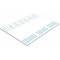 RNK 46633 Sous-main Office, 48 x 33 cm, blanches avec calendrier