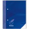 RNK 46758 Carnet spirale"Business bleu" a  carreaux 176 x 216 mm 96 feuilles 70 g/m²