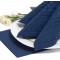 11665 Lot de 50 Serviettes Royal Collection 1/Fibre 40 cm x 40 cm, Bleu fonce avec Motif decoratif