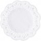 napperons en tissu Blanc Diametre 20 cm