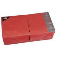 Serviettes, 330 X 330 Mm, 3 Couches, Rouge