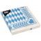  Serviettes a  motifs"losange bleu", 330 x 330 mm