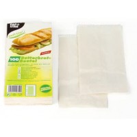 14310 Sachet d'emballage alimentaire Blanc 21 x 10 x 3 cm Lot de 100 (Import Allemagne)