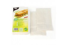 14310 Sachet d'emballage alimentaire Blanc 21 x 10 x 3 cm Lot de 100 (Import Allemagne)