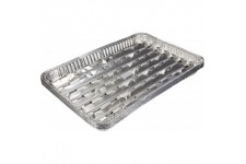 - Plats a  griller - 5 pcs - Aluminium , 34 x23 x 2.5