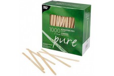 batons melangeurs en bois Longueur 140 mm