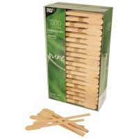 Lot de 1000 baguettes melangeuses en bois 130 mm