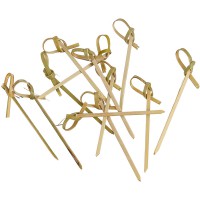 Piques pour brochettes 16769 - 6 cm Noeud, 250 pieces