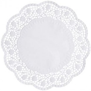 18270 Lot de 250 napperons Ronds en Papier Ø 30 cm