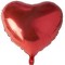 86802 ballon jouet - Ballons jouets (Rouge, En forme de coeur, Feuille, Mariage, 45 cm, 55 mm)