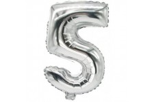 'Film Ballon Nombre Ballons 0-9 35 cm x 20 cm Argent Fete Mariage Anniversaire Fete d'anniversaire