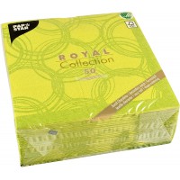 86495 Serviettes en Papier, Mouchoir, Vert Citron, 7,8 x 20 x 20 cm