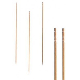 81097 Lot de 500 brochettes en Bambou avec extremite pivotante pour Nourriture, Petits collations, antipasti et Cocktails, Desig