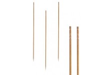 81097 Lot de 500 brochettes en Bambou avec extremite pivotante pour Nourriture, Petits collations, antipasti et Cocktails, Desig