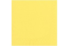 82896 Serviette Jaune 25 x 25 cm