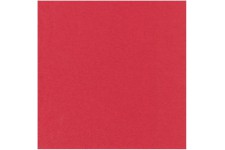 82898 Serviette Rouge 25 x 25 cm