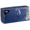 84576 250 Serviettes Triple epaisseur Pli en 8 Bleu fonce 33 x 33 cm