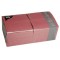 84577 250 Serviettes Triple epaisseur Pli en 8 Bordeaux 33 x 33 cm