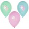  Ballons de baudruche "licorne", couleurs assorties