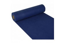 Tisch-Deko - chemins de Table, Semblable au Tissu Non tisse, Soft Selection de 24 MX 40 cm en Bleu fonce dans Le Rouleau