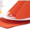 , Lot de 50 serviettes Royal Collection - Pliage 1/4 - 40 x 40 cm - Nectarine - 84813