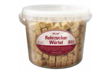 Rohrzucker-Wurfel, im Eimer