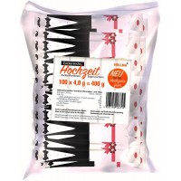  Sac de 100 Sticks de sucre "mariage" 4g