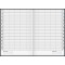 Buchkalender Ultraplan schwarz 2 Seiten/1 Tag Alpha 2015 (702200290) 