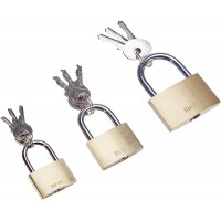 Mannesmann Lot de 3 cadenas en laiton