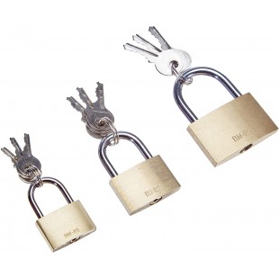 Mannesmann Lot de 3 cadenas en laiton