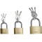 Mannesmann Lot de 3 cadenas en laiton