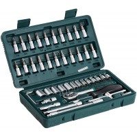 Mannesmann M 2040 Coffret cles a  douille 46 pieces 0,6 cm (0,25")